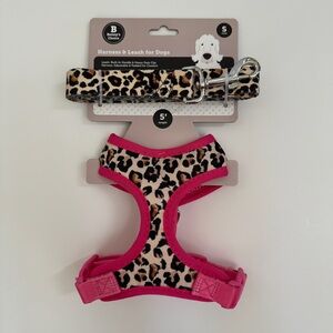 NEW (S) Harness and Dog Leash Animal Print | Benny’s Choice